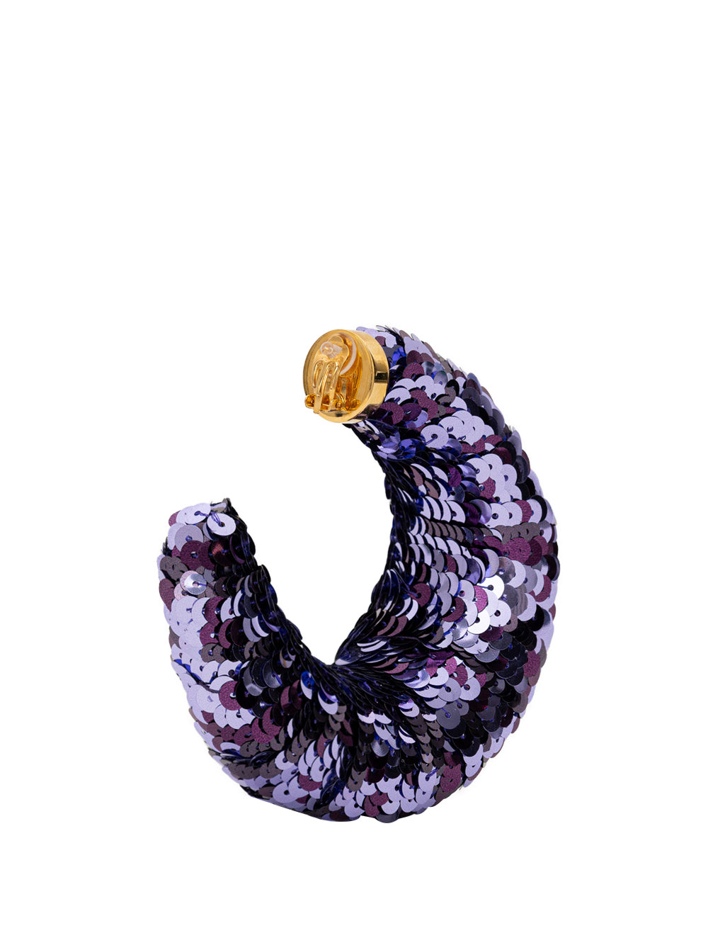 Orecchini A Cerchio PHNIBIRD – Modello A Spirale Croissant In Argento, Unisex, Diametro 17mm - 2