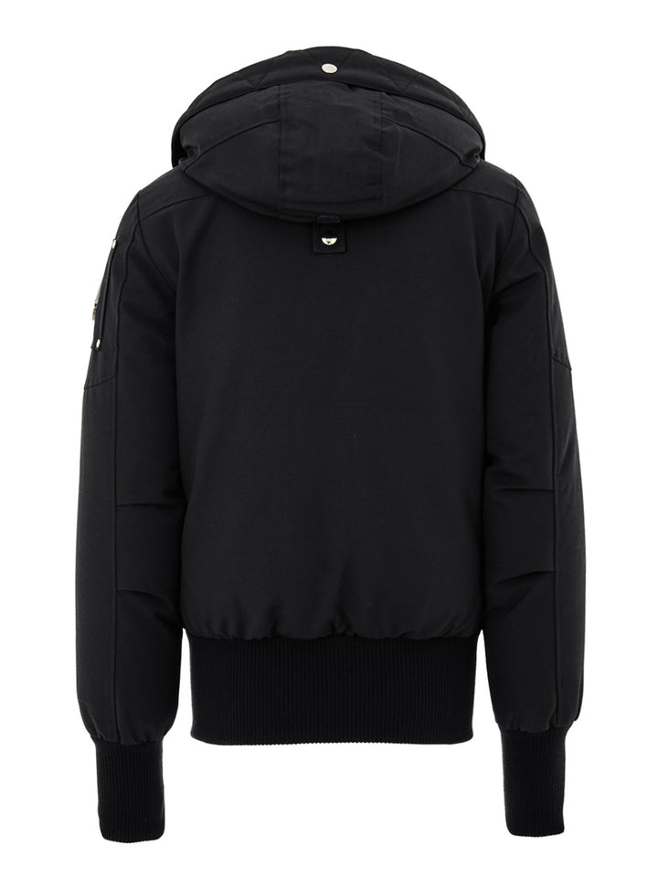 Giubbino Bomber Imbottito in Nero Moose Knuckles