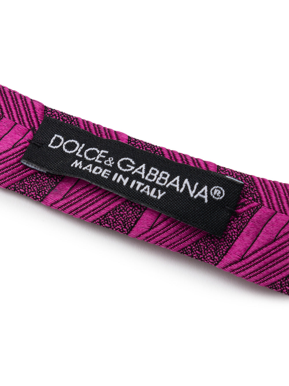 Papillon fuchsia in seta Dolce & Gabbana