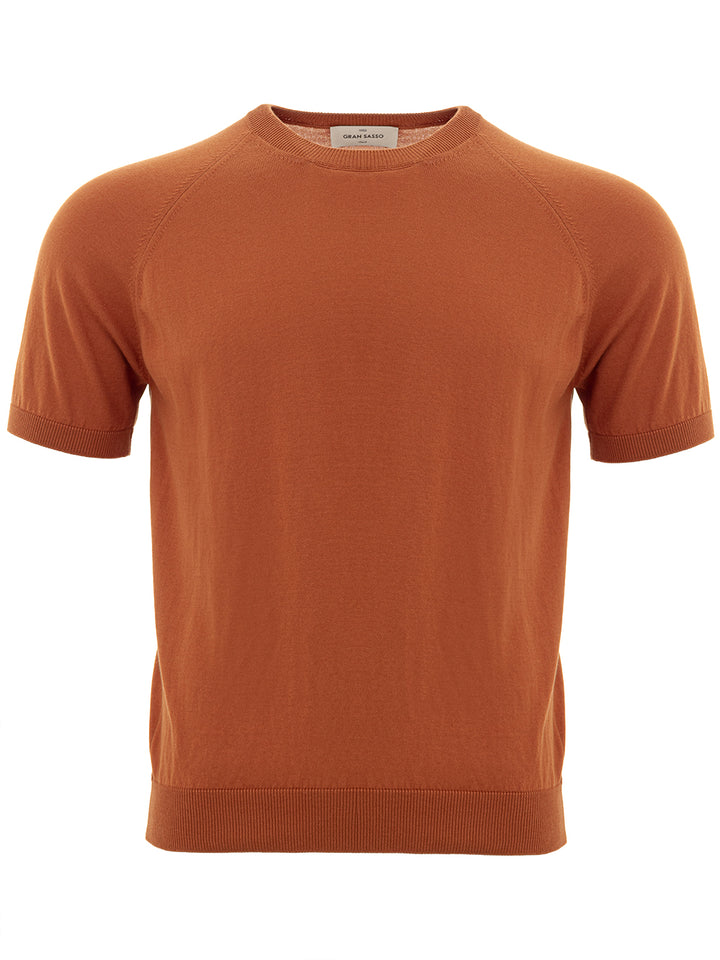 Half Sleeve Shirt in Gran Sasso Brown