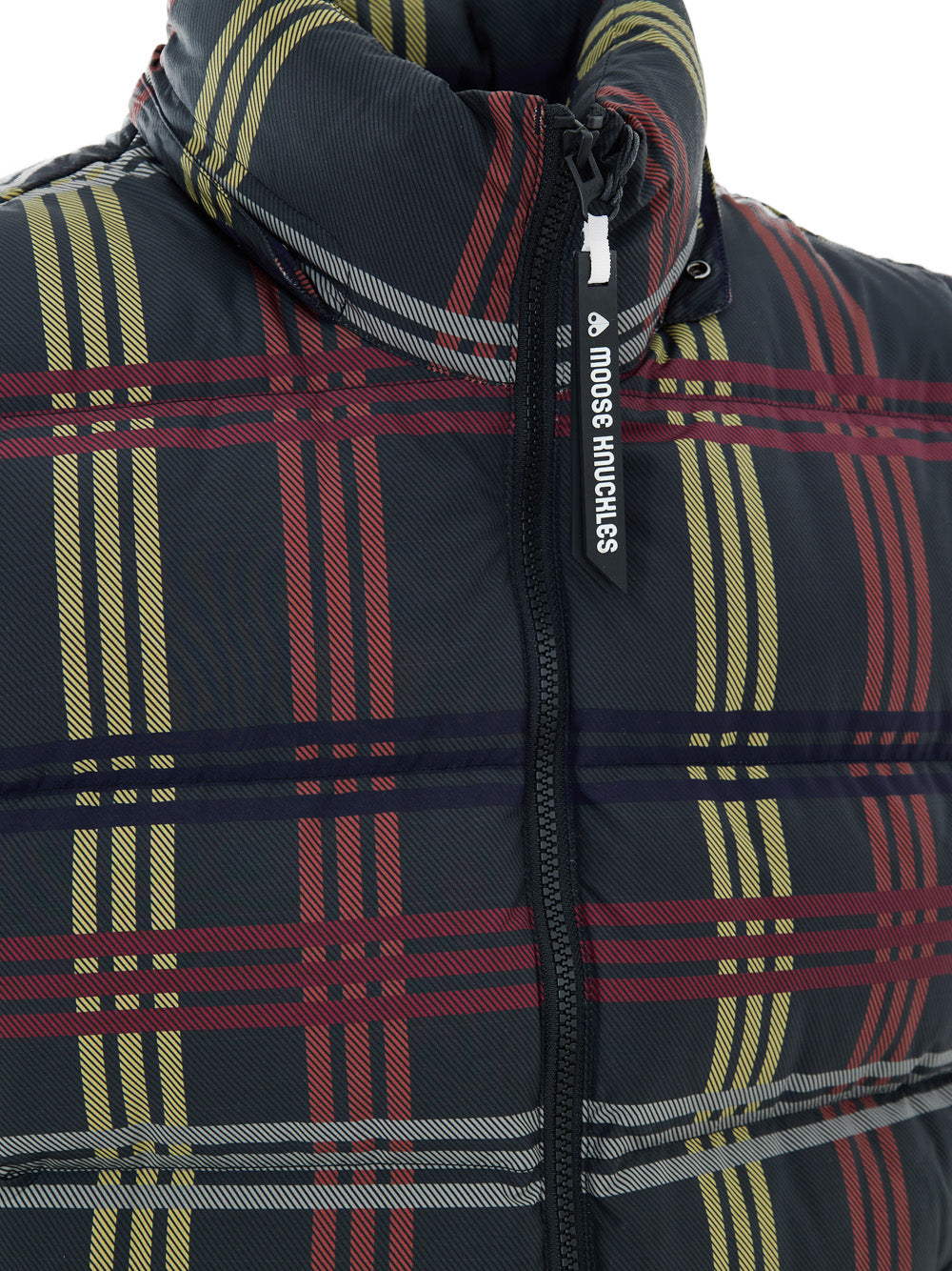 Giubbino Smanicato Imbottito Check Multicolor Moose Knuckles