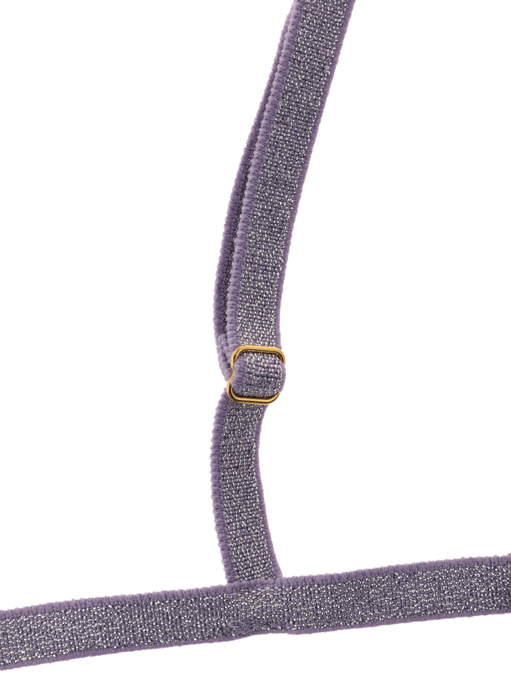 Reggiseno Lurex in Eco-Pelle Viola Tom Ford
