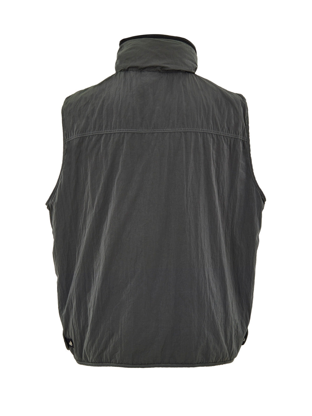 Giubbino Smanicato in Tessuto Tecnico Grigio Paul & Shark