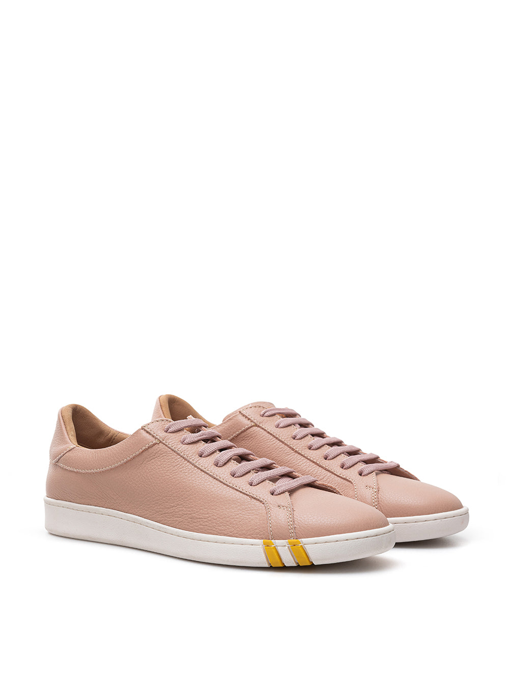 Pink Low Sneakers in Bally Leather