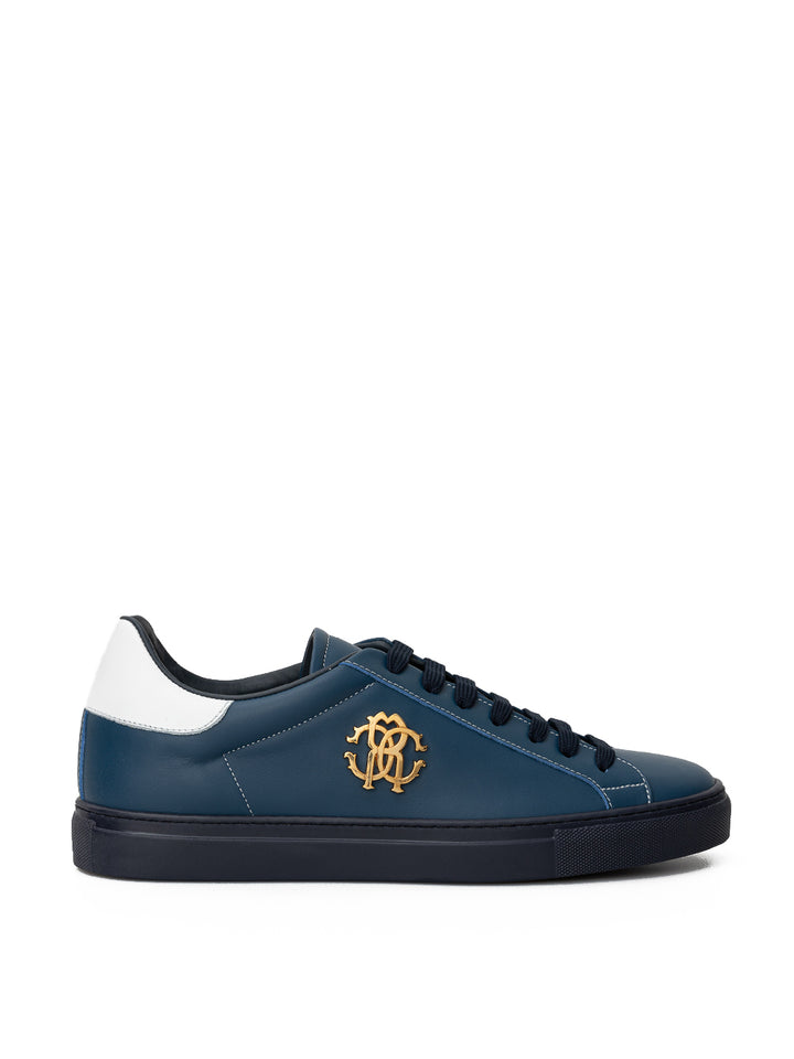 Sneakers con logo RC Roberto Cavalli