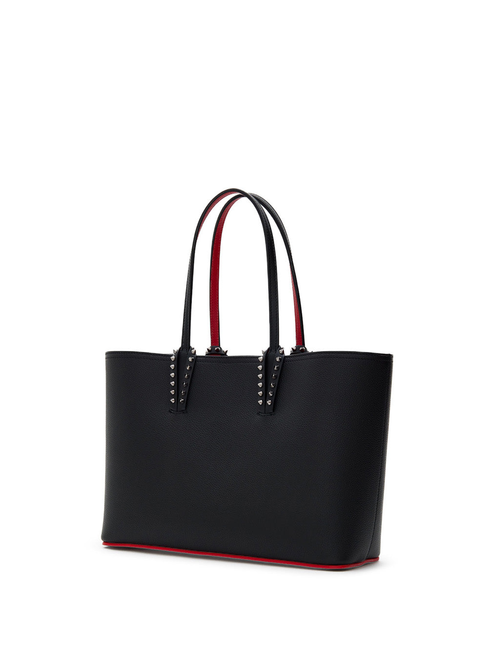Borsa Tote Medium Cabata in Pelle Nera Christian Louboutin