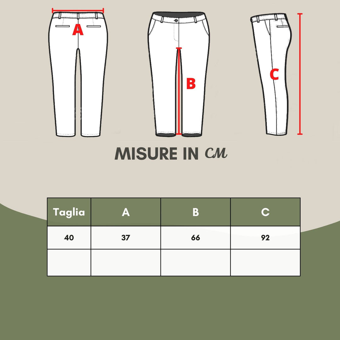 Lardini-Hose aus Leinenmischung