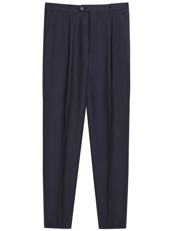 Pantalon classique en bleu Brioni