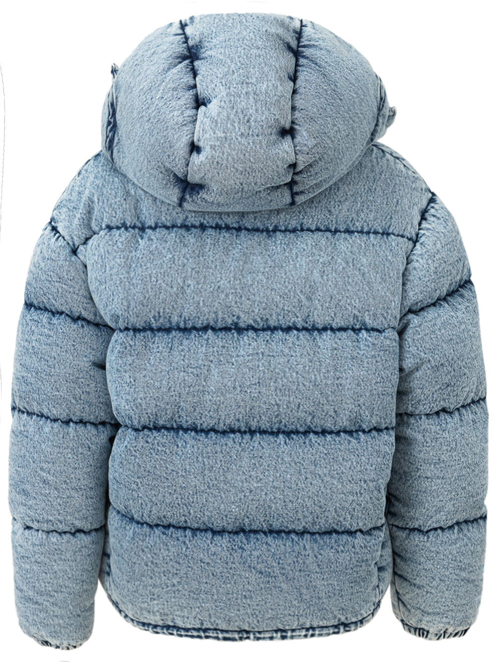 Miu Miu Denim Puffy Down Jacket