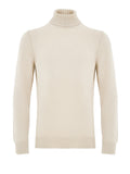 Maglione Dolcevita Beige in Lana Gran Sasso