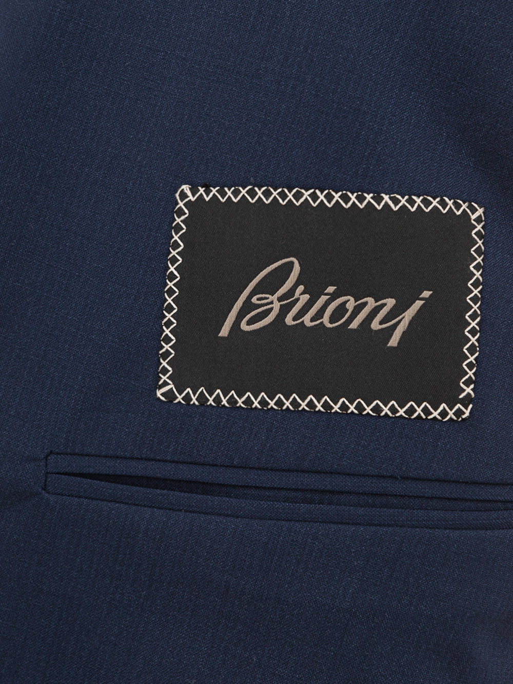 Chaqueta casual azul de botonadura simple Brioni