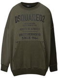 Felpa Oversize con Logo Dsquared2.