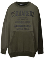 Felpa Oversize con Logo Dsquared2.