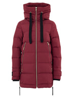 Piumino Bordeaux Imbottito con Zip Gold Moose Knuckles