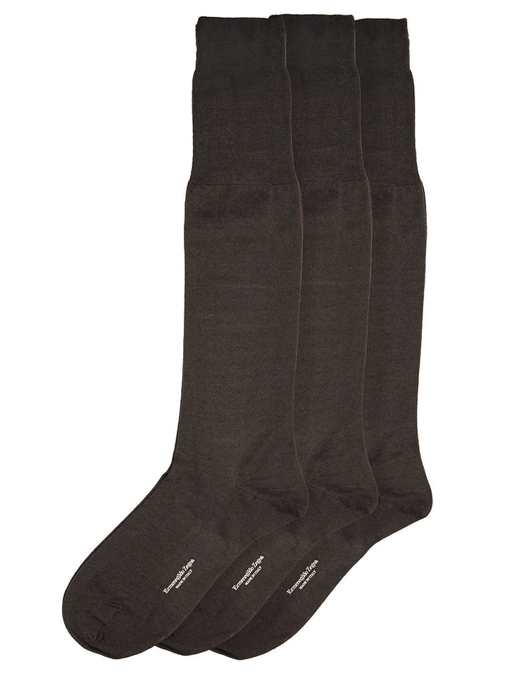 Calzini Tripack in misto lana merinos Zegna