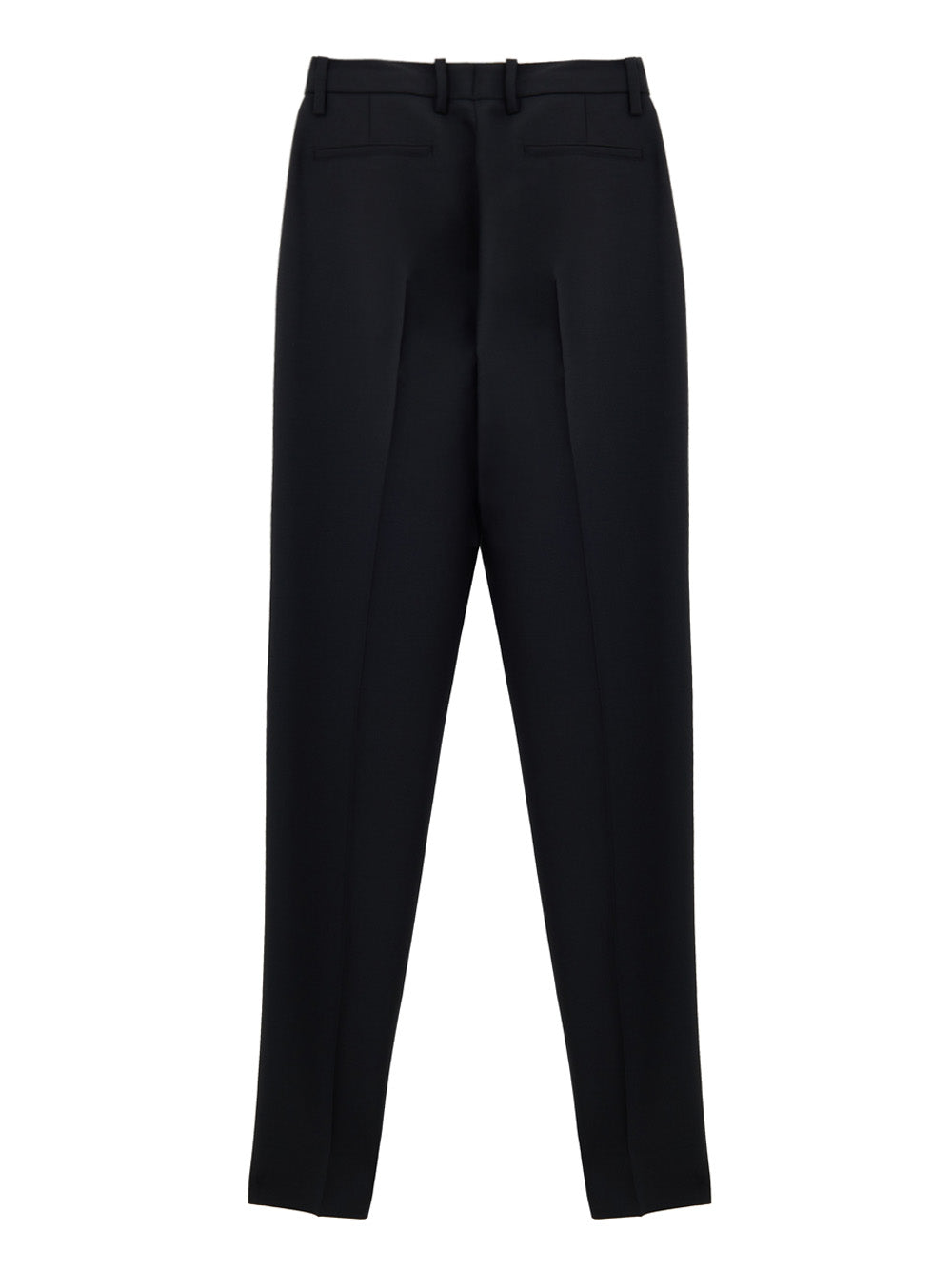 Schwarze Schneiderhose mit metallicfarbenem Detail von Gucci