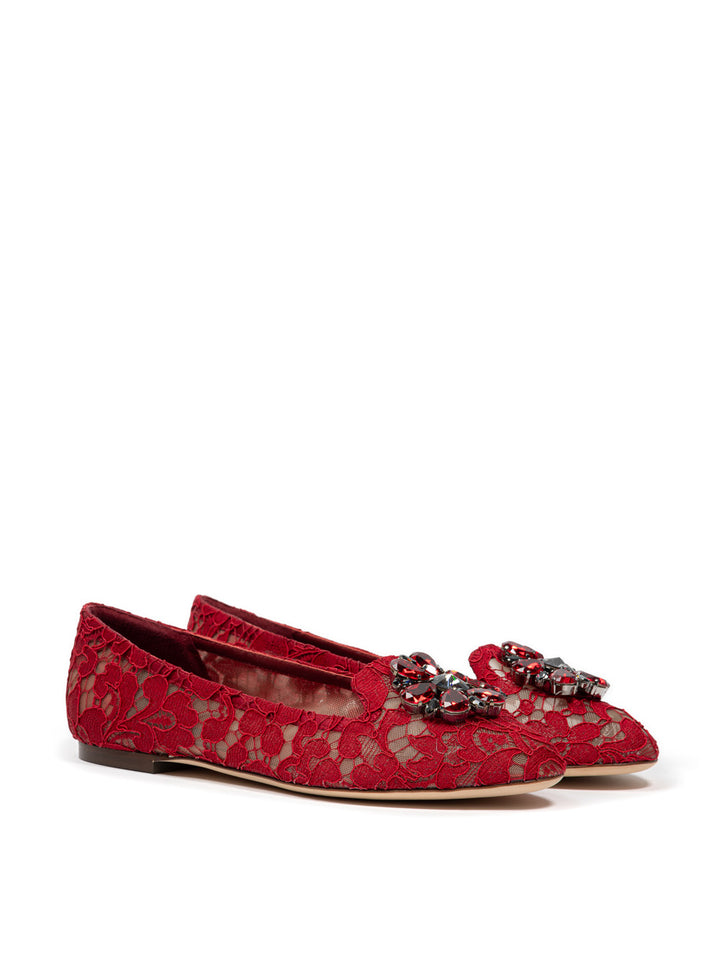 Ballerinas 'Vally' mit Dolce & Gabbana-Spitze