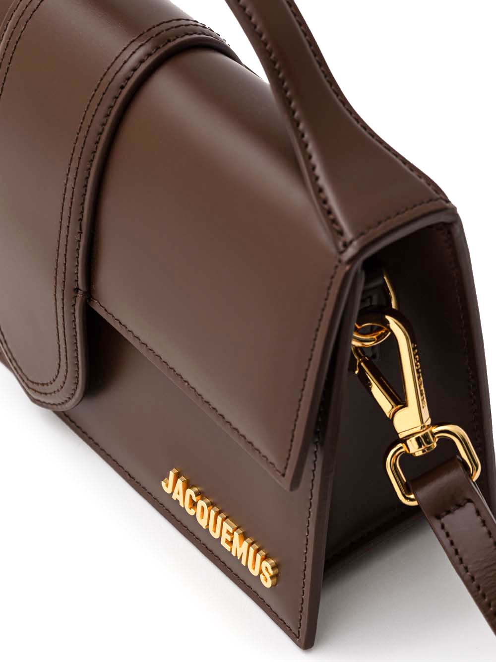 Le Grand Child Tasche aus braunem Leder von Jacquemus