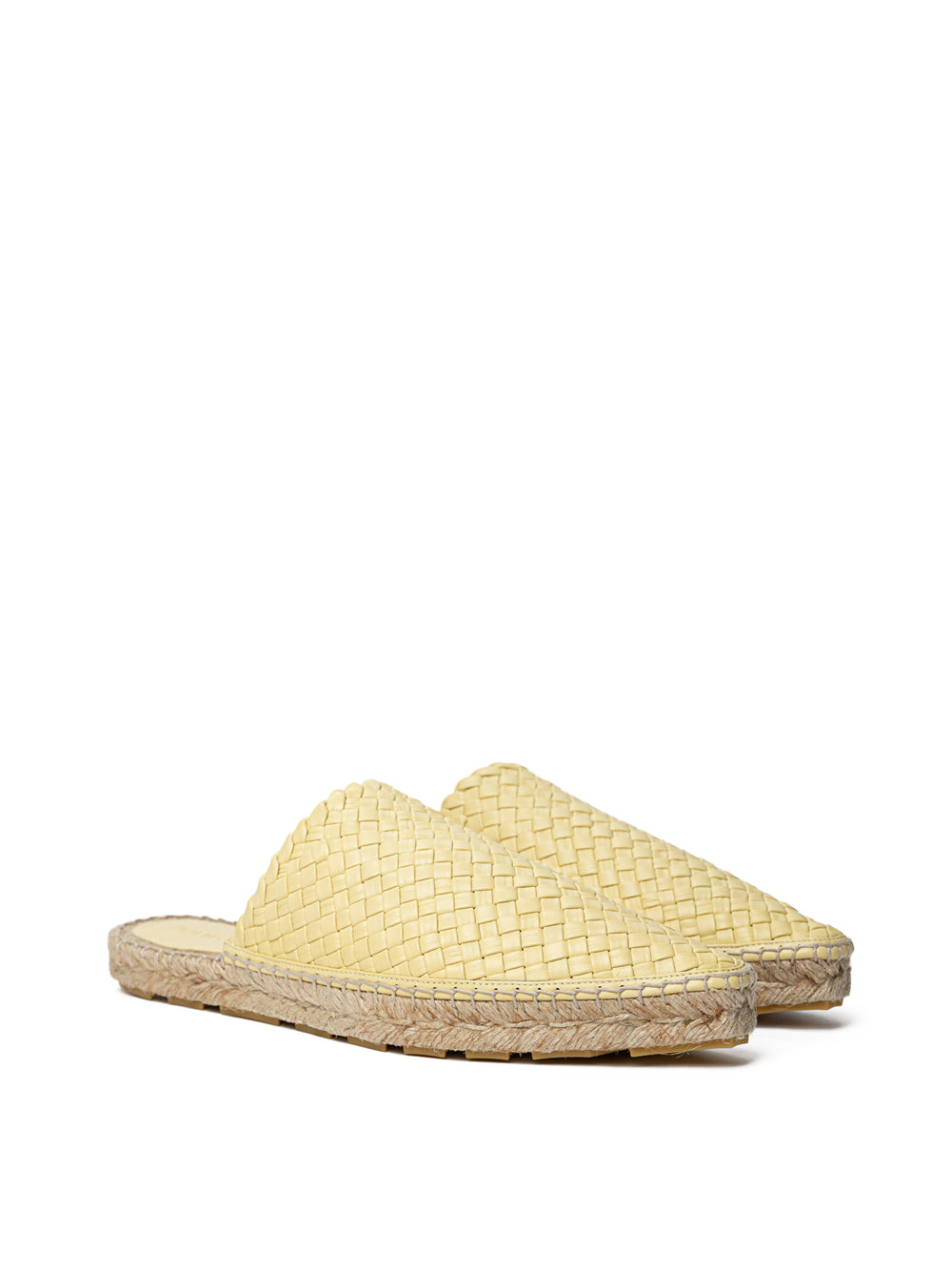 Espadrillas Lagoon con Intreccio in Giallo Bottega Veneta