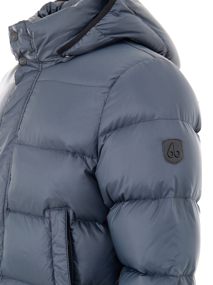 Giubbino PIumino Media Lunghezza in Grigio Moose Knuckles