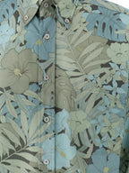 Camicia Stampa Floreale in Azzurro Tom Ford