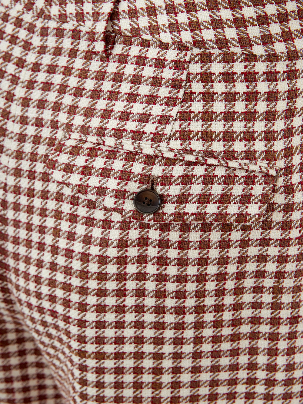 Shorts Principe di Galles Bordeaux Lardini