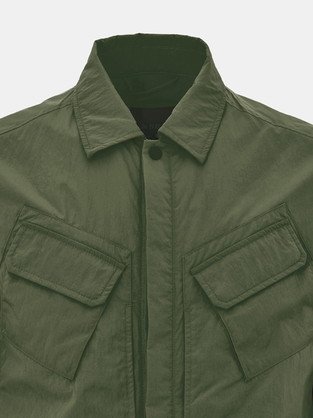 Giubbino Overshirt in Tessuto Tecnico Verde Paul & Shark