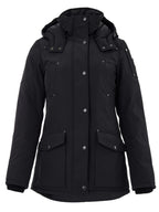 Field Jacket con Cappuccio in Nero Moose Knuckles