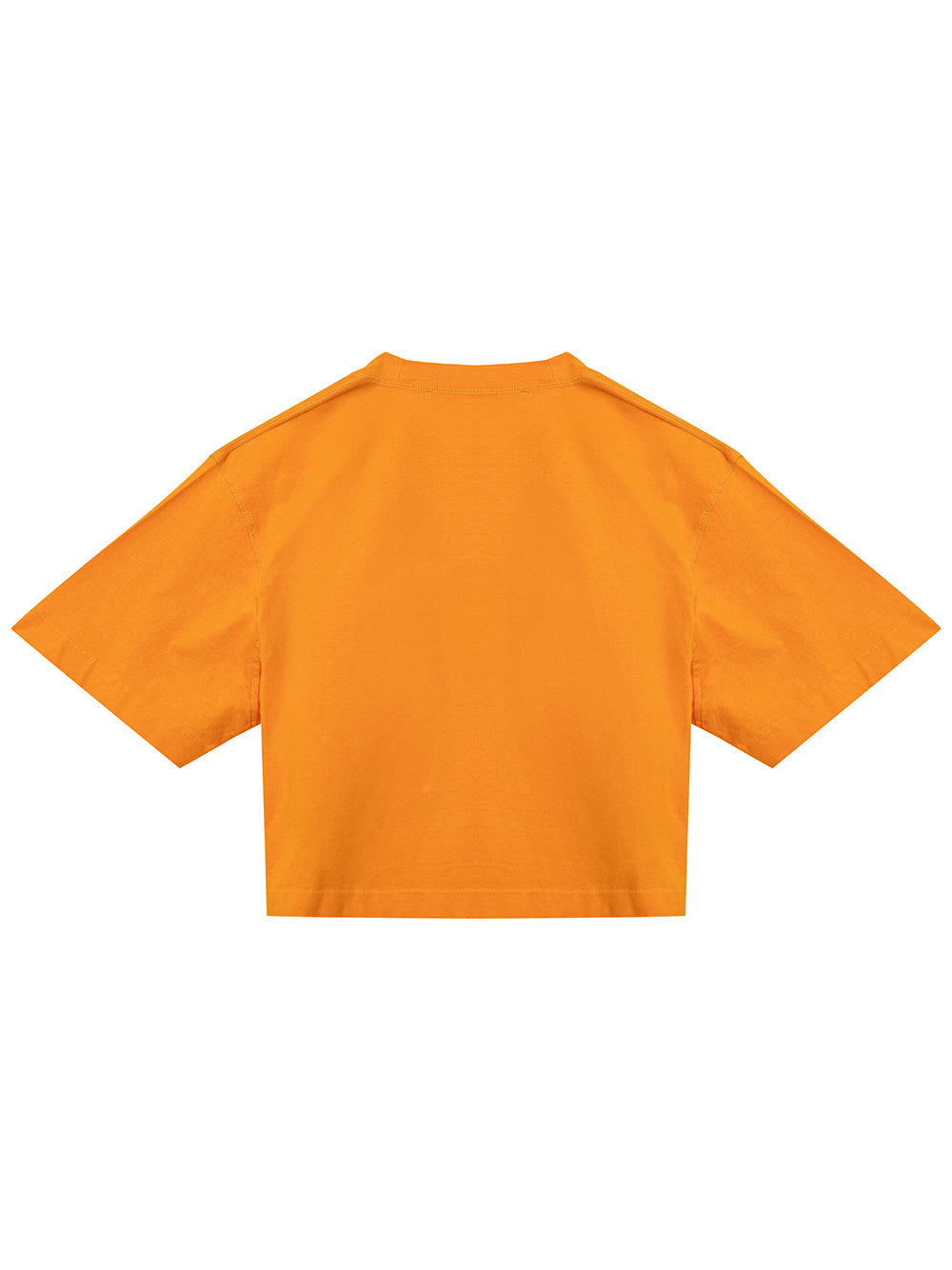 T-Shirt Cropped Arancione Off-White