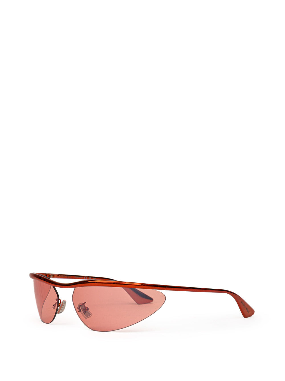 Occhiali da Sole in Metallo Arancione Bottega Veneta