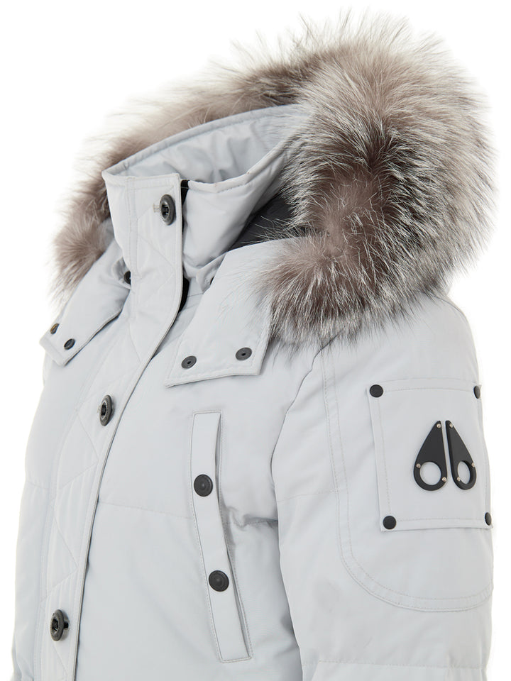 Giubbino Grigio Field Jacket Imbottito in Moose Knuckles