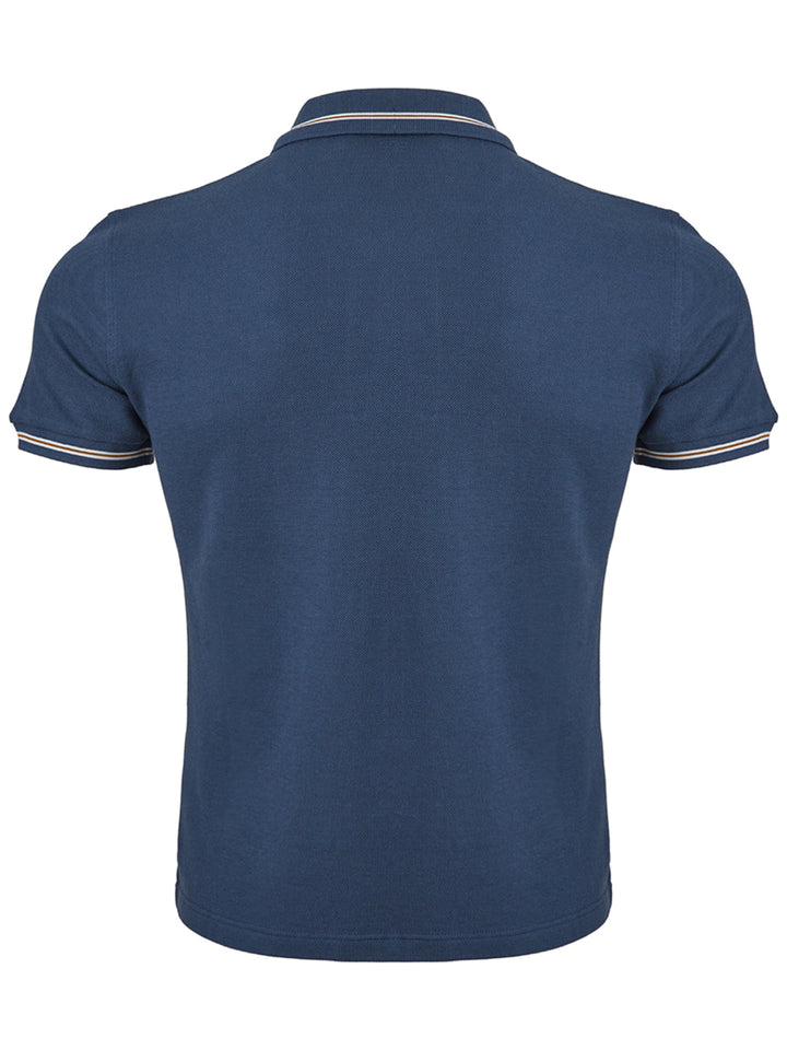 Corneliani Polo De Piquet Azul