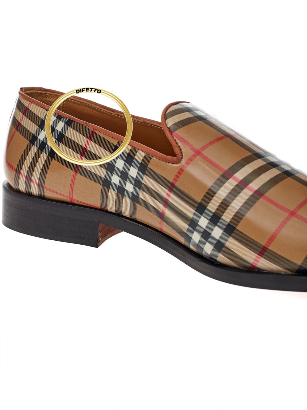 Mocasín a cuadros Burberry