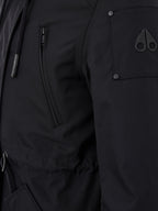 Parka con Coulisse in Blu con Sheep Fur Moose Knuckles