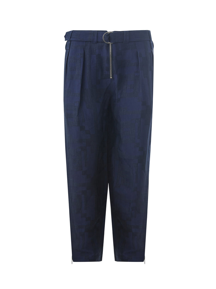 Emporio Armani Relaxed Fit Trousers with Belt