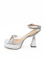 Sandali Plateau in PVC Doppio Fiocco Mach & Mach