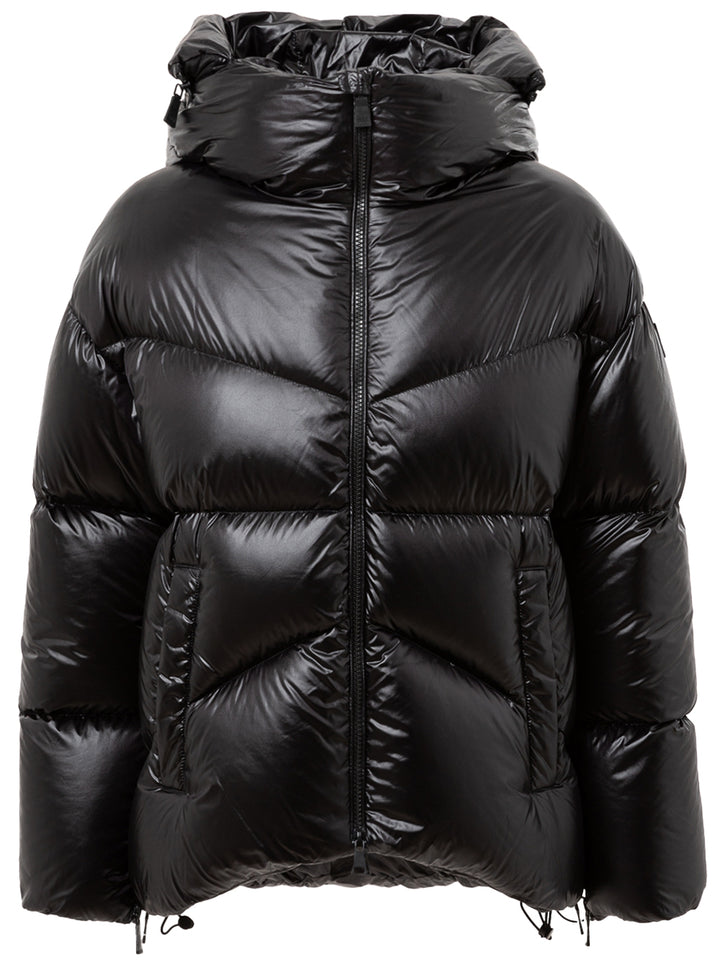 Hooded Down Jacket with Hidden ADD Logo