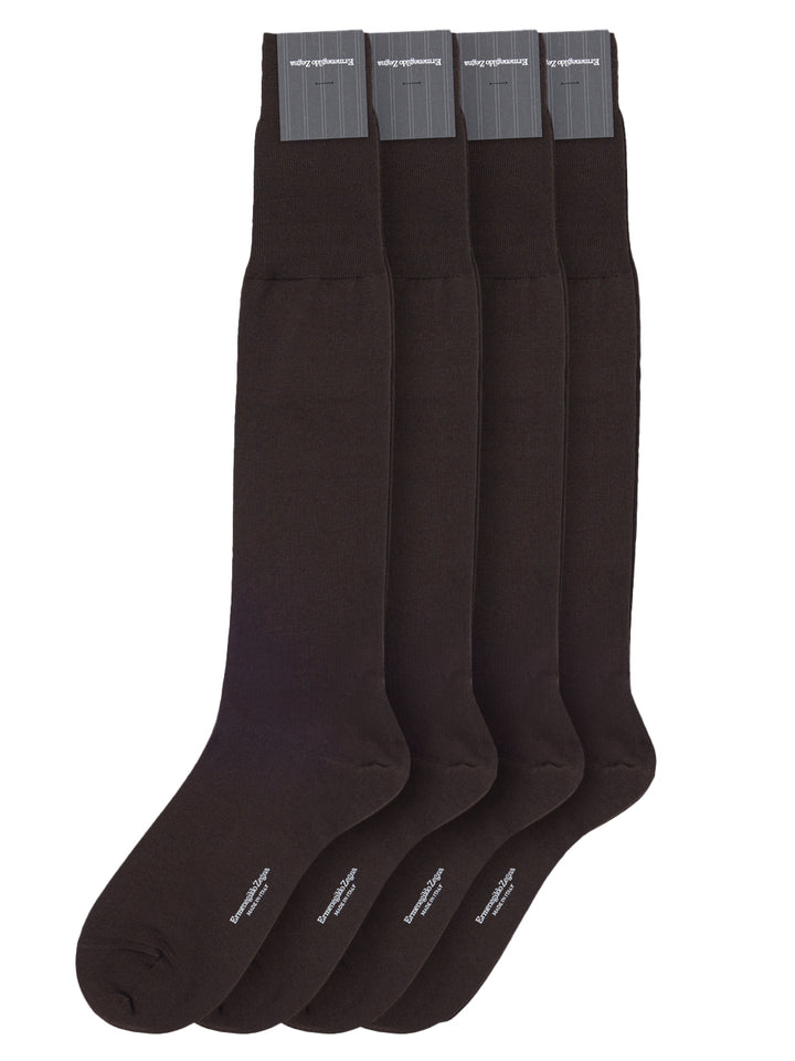 Zegna Merino Wool Blend Socks 4-Pack