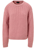 Tom Ford Pullover Intrecciato Rosa
