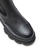 Stivali Alti Chelsea Knee-High in Nero