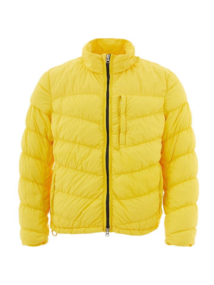 Chaqueta de plumas amarilla de Woolrich