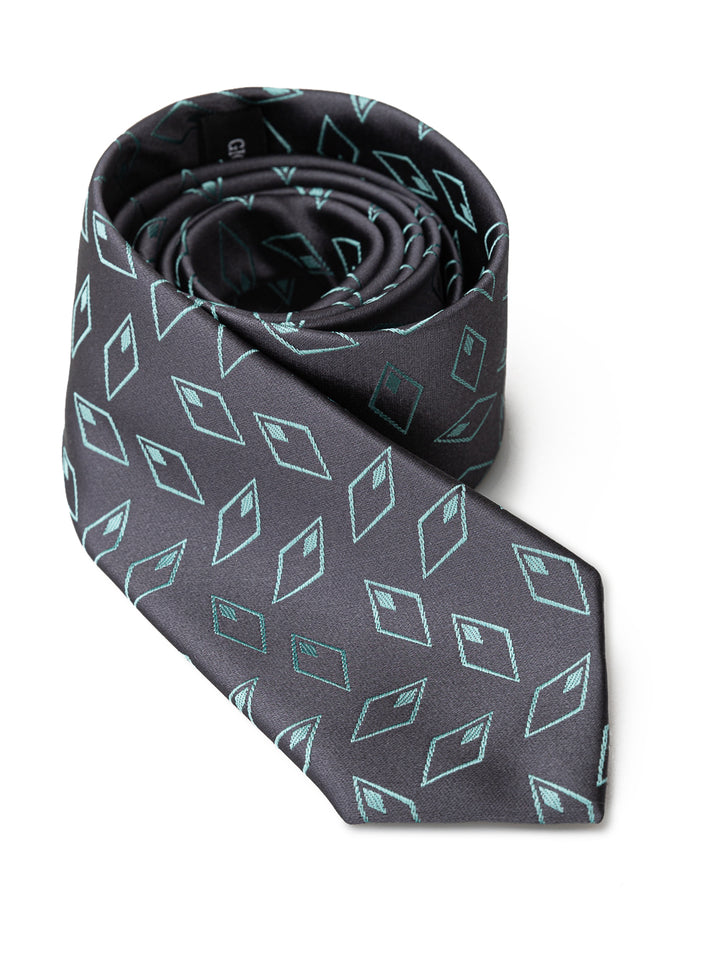 Anthracite Silk Tie by Giorgio Armani