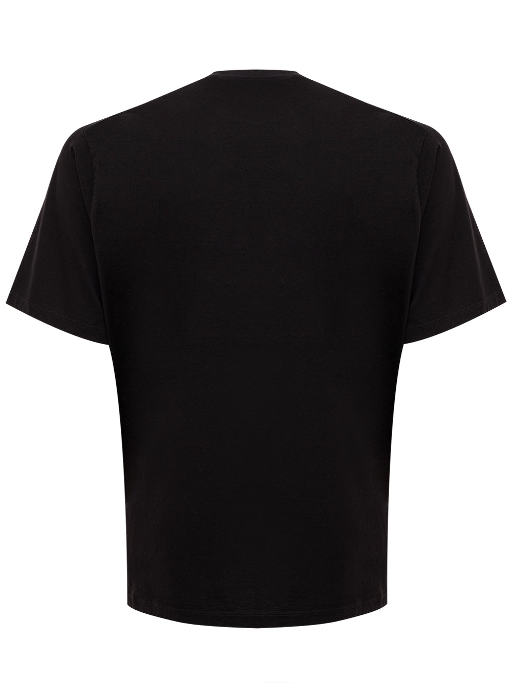 T-Shirt Over nera con stampa logo Dsquared2