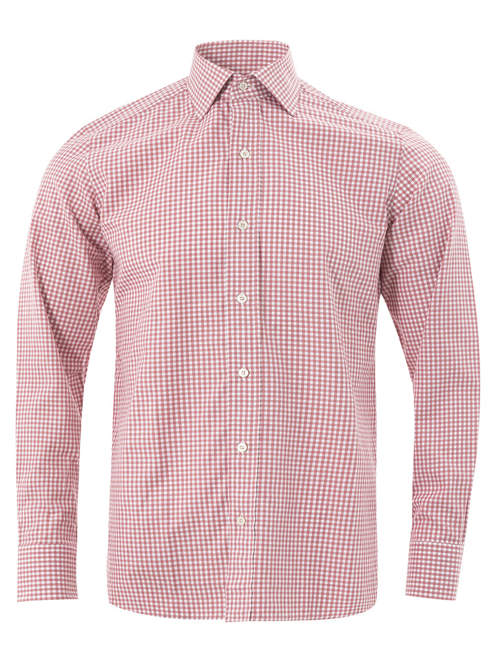 Tom Ford Pink Checkered Shirt
