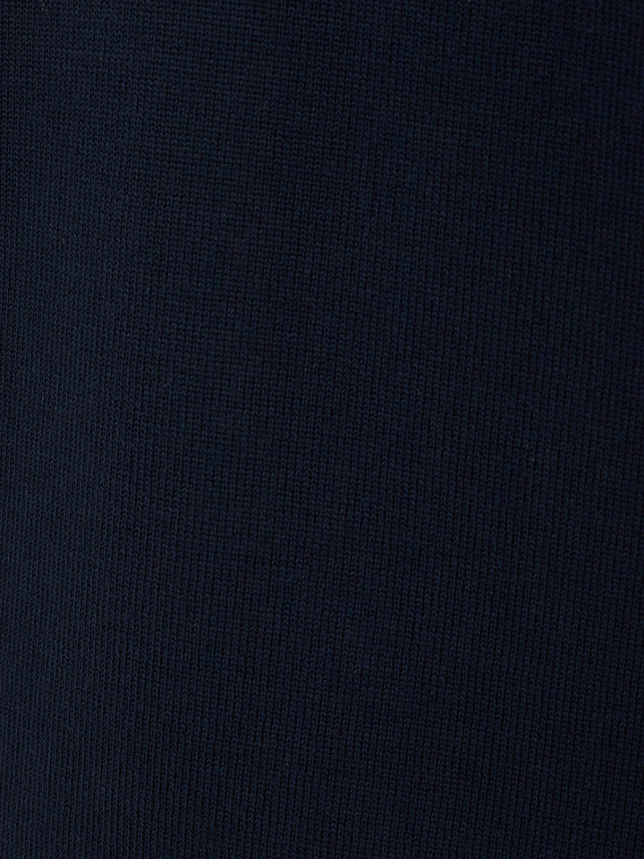 Maglione girocollo blu Ferrante