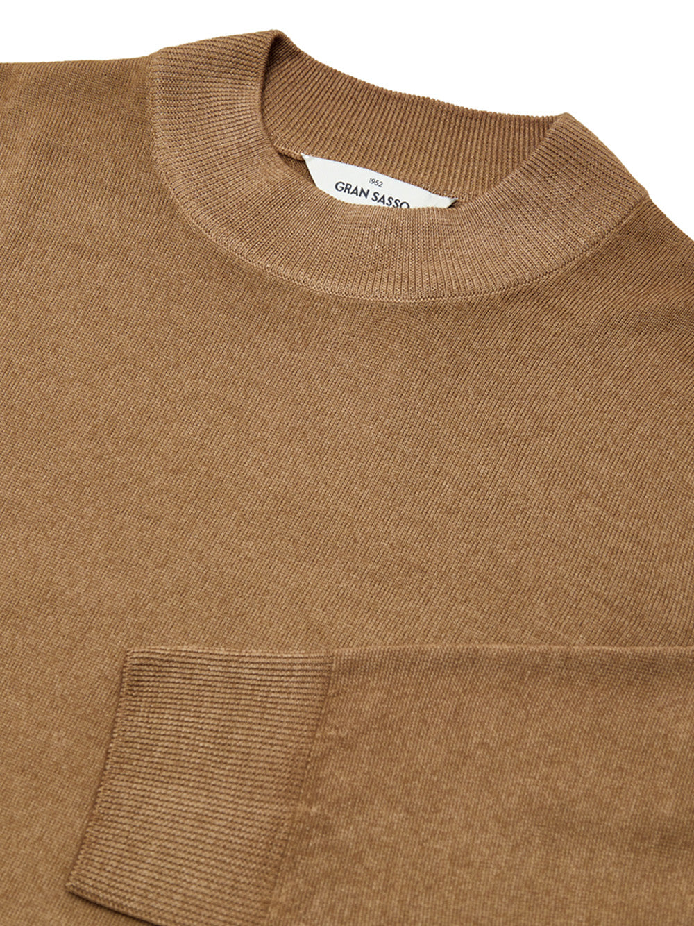 Maglia Lupetto in Lana Marrone Gran Sasso