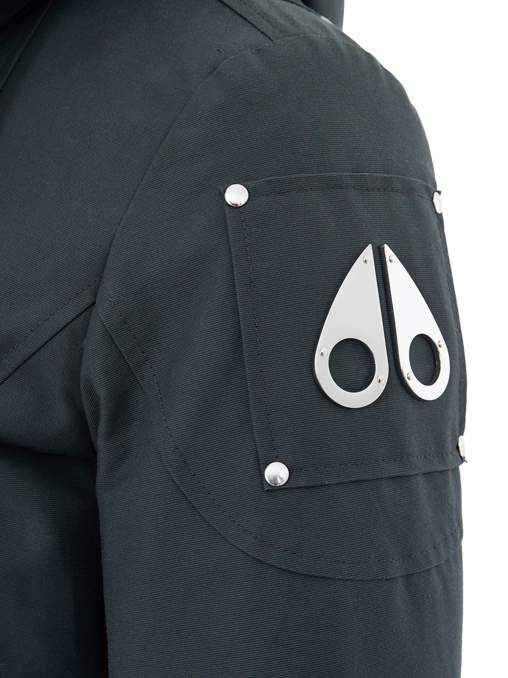 Parka Grigio con Cappuccio Moose Knuckles