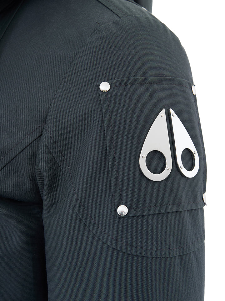 Parka Grigio con Cappuccio Moose Knuckles