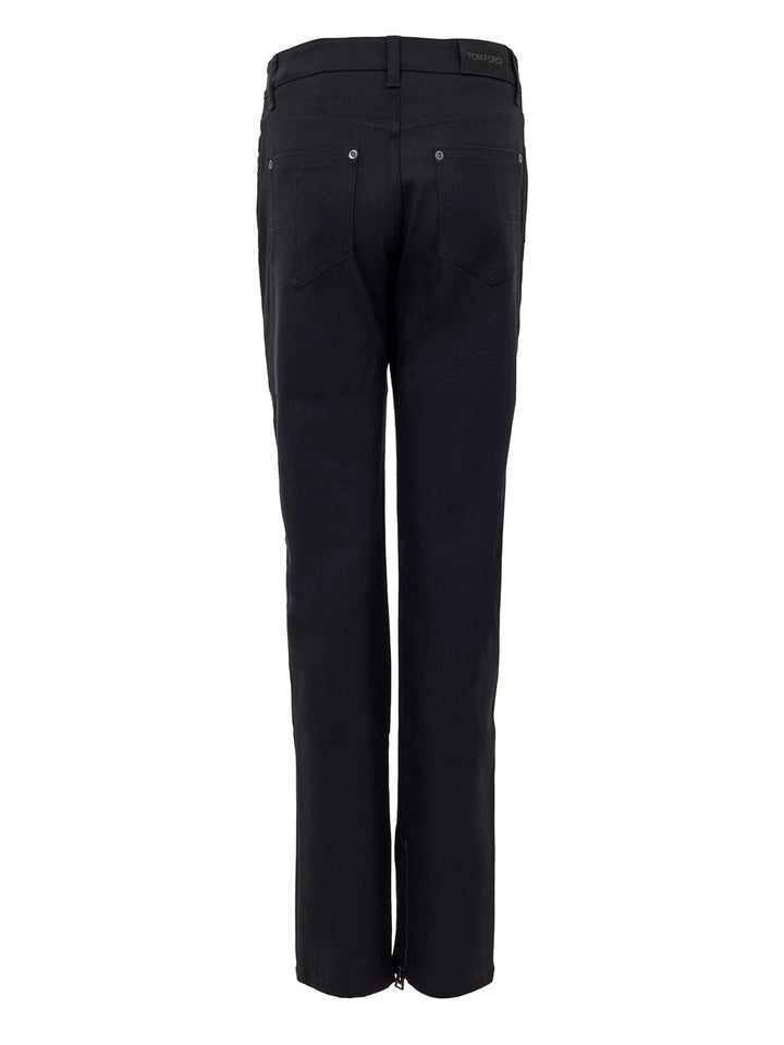 Jeans Skinny in Denim Nero Stretch Tom Ford