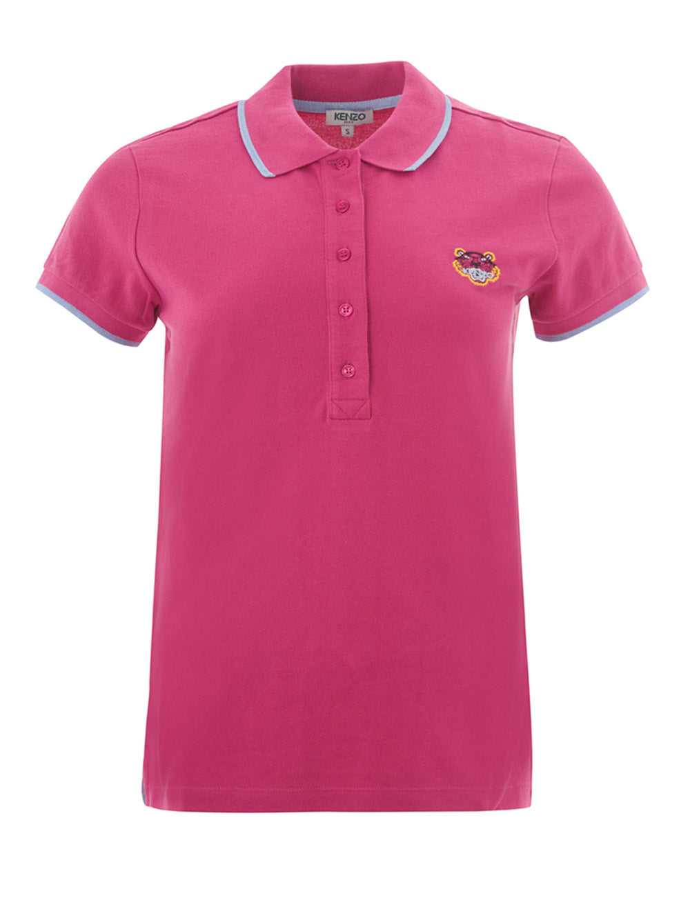 Kenzo Pink PIquet polo shirt